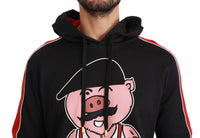 Black Pig of the Year Hooded Sweater