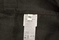 Black Cotton Viscose Dress Vest Blazer