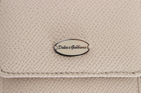 White Dauphine Leather Case Wallet