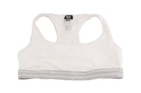 White Cotton Sport Stretch Bra Underwear
